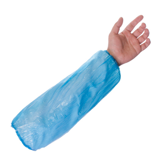 100 x Disposable Over Sleeves - Blue